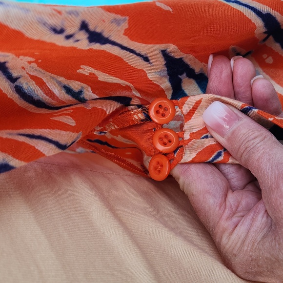 NWT Urban Outfitters Orange Wrap Mini Dress - Picture 8 of 10